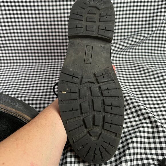 G.H. Bass Men\'s Reston Suede Black Lace Up Moc Toe Boots Size 11 main image 5